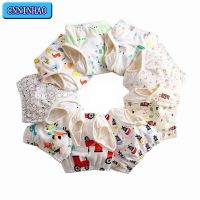 Cute Cartoon Baby Diapers Reusable Nappies Cloth Diaper Washable Children Cotton Training Pants Panties Nappy Anti-side Leakage Cloth Diapers