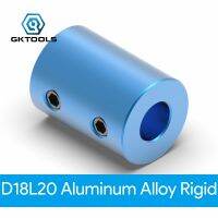 GKTOOLS D18L25 Aluminum Alloy Couplings Bore 3/4/5/6/6.35/8/10mm Black Flexible Shaft Coupler 3D Printers Stepper Motor Parts