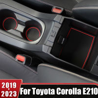 สำหรับ Toyota Corolla E210 2019 2020 2021 2022 2023 Hybrid ภายในรถประตู Slot Pad ถ้วย Gate Groove Mat Anti-Slip Pad อุปกรณ์เสริม