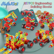 HelloKimi 287pcs Kids Building Blocks Toys Educational Construction