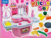 (พร้อมส่ง) Kitchen set ของเล่นแด็ก ชุดเครื่องครัวเปิด/ปิดน้ำได้จริงชุดครัวของเล่นของเล่นเสริมพัฒนาการอุปกรณ์23ชิ้น TY147