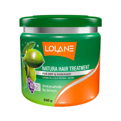 Lolane โลแลน เนทูร่า ทรีทเม้นท์ 500 มล. สำหรับผมแห้งเสีย ชี้ฟู ไร้น้ำหนัก