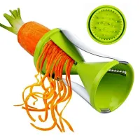 1pc Spiral Vegetables Graters Premium Noodle Cutter Pasta Spaghetti Maker Knife Sharpener Vegetables Cutter Kitchen Accessories