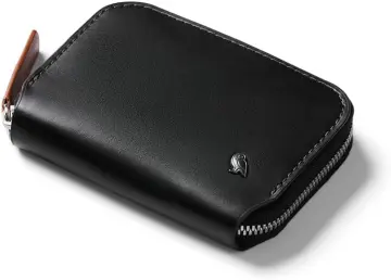 Bellroy Card Pocket (Small Leather Zipper Card Holder Wallet, Holds 4-15  Cards, Coin Pouch, Folded Note Storage)