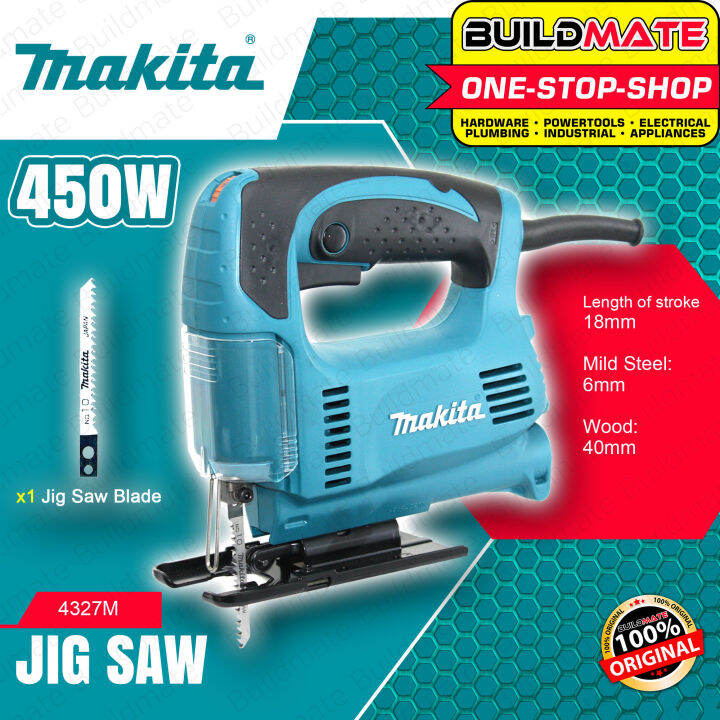 MAKITA Original Electric Jigsaw Jig Saw 450W Wood Metal 65mm 4327M 100