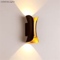 Led Wall Light 10W Ip65 Wall Modern Light Lamp COB Led Waterproof Garden Porch Black Gold White Aluminum Outdoor Sconce