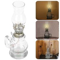 Kerosine Lamp Kerosene Lamp Indoor Oil Lamps Glass Cover Kerosene Lamp Retro Oil Lamp Cover Chamber Oil Lamp