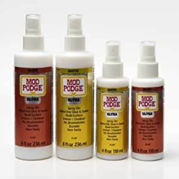 PLAID Mod Podge® Ultra GLOSS Spray (Waterbased Sealer, Glue, Finish) 4