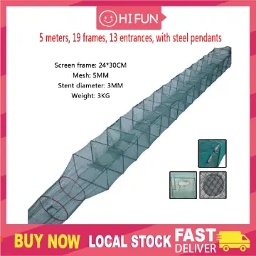 Large frame shrimp cage fishing net fishnet special thickened folding  fishing net fish cage eel cage