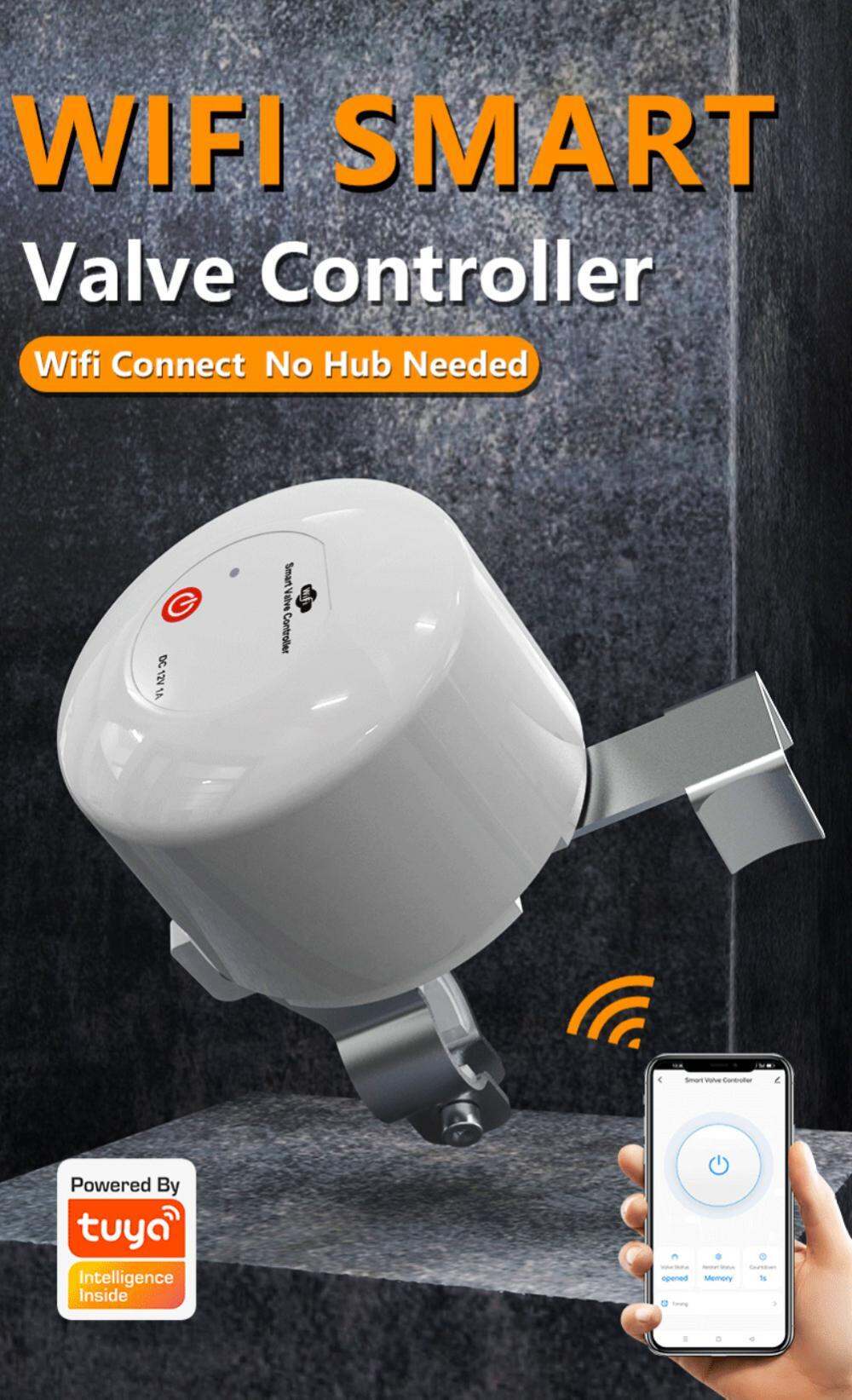 Tuya Smart WiFi Smart Valve Manipulator Gas Water Valve Water Leakage
