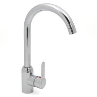 ♟●❁ Stainless steel plated ball cold and hot kitchen faucet 360° rotation