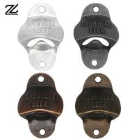 ✌卐 Retro Open Here Beer Bottle Opener Wall Mounted Vintage Bar Cafe Wall Decoration Beer Openers BBQ Camping DIY Door Opener Tools