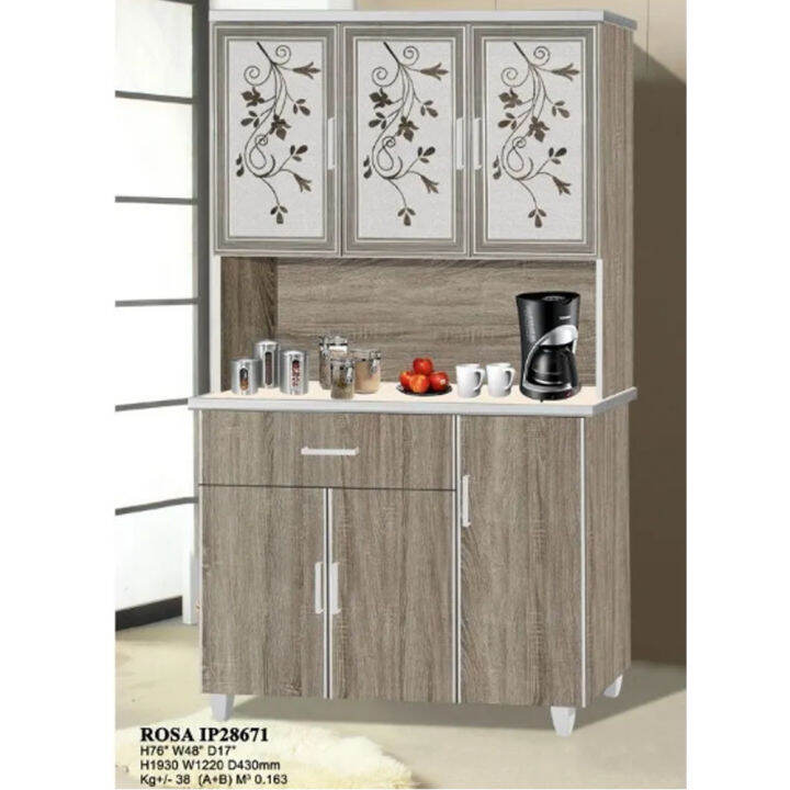 [FREE DELIVERY & ASSEMBLY] ROSA 4 FT KITCHEN CHIPBOARD