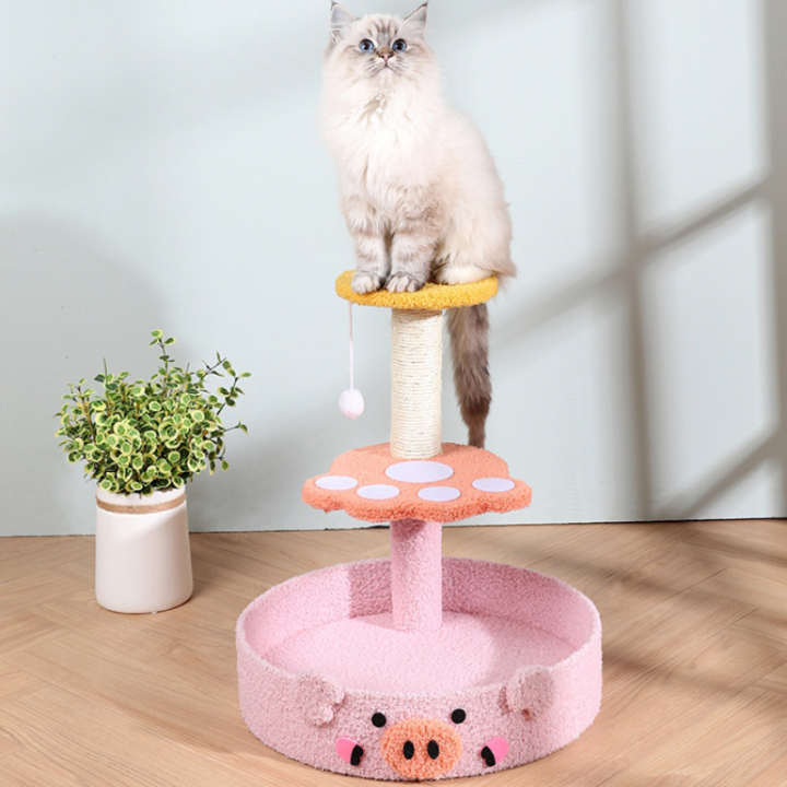 xcutememeow-คอนโดแมวใหญ่-คอนโดแมวลดราคา-คอนโดแมวถูกๆ-คอนโดแมวพร้อมที่ฝนเล็บแมว-ที่ข่วนเล็บแมว-ที่นอนแมว-บ้านแมว-ของเล่นแมว-ปอมปอม