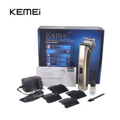 KEMEI ปัตตาเลี่ยนไฟฟ้า ปัตตาเลียนไร้สาย ปัตตาเลียนตัดผม ชาร์จไฟ รุ่น KM-5017