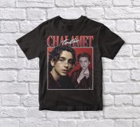 เสื้อยืดหลวม Timothee Chalamet 90S วินเทจยูนิเซ็กซ์เสื้อยืดสีดำผู้ชาย T เสื้อเชิ้ตพลัสไซส์4XL 5XL ของขวัญ6XL ดีที่สุด