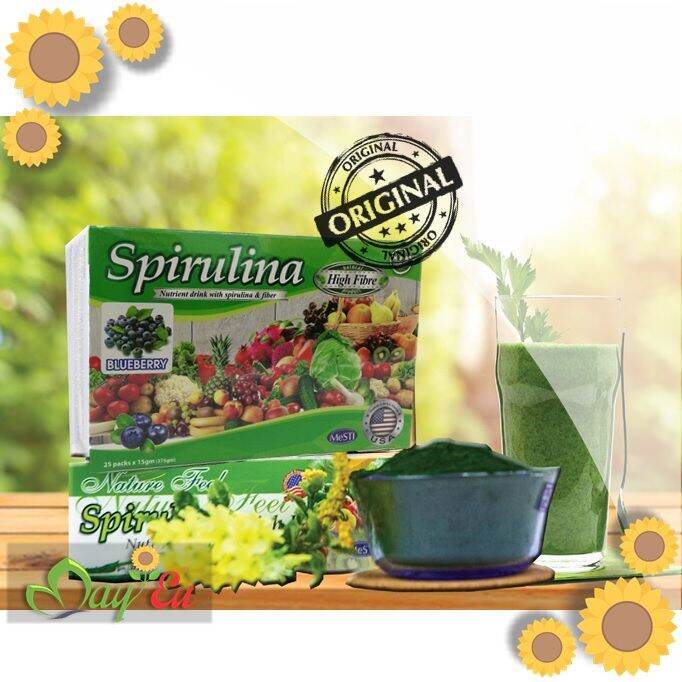 Nature Feel Blueberry High Fiber Vege & Fruits Nutrient Drink Spirulina