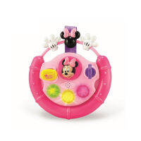 Disney Baby Fun Driver Minnie ของเล่นเสริมพัฒนาการ พร้อมคล้องง่ายต่อการติดตั้งกับรถเข็นเด็ก เปลเด็ก หรือคาร์ซีท พร้อมไฟกระพริบ 3 ดวง ลูกปัด และปุ่มแตรที่เล่นเสียงสมจริง