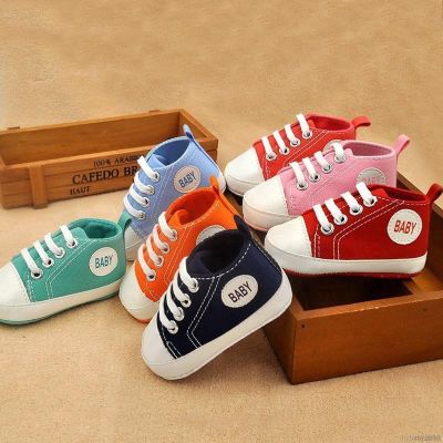 COD DSFGERERERER MyBaby Baby Girls Boys Breathable Comfortable Sneakers Anti-Slip Canvas Shoes