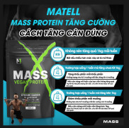 Sữa tăng cân tăng cơ thực vật - Mass vegan protein Muscle one 1.2 kg