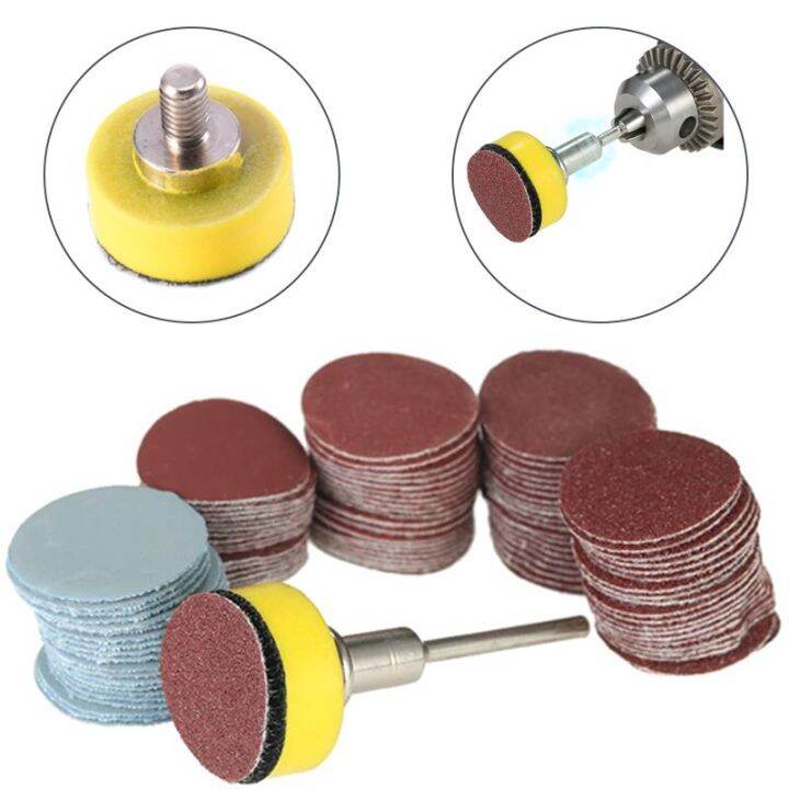 100pcs-25mm-1-inch-sanding-disc-sanding-disc-abrasive-paper-1-inch-abrasive-polishing-pad-for-dremel-tools-cleaning-tools