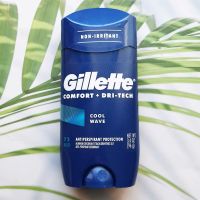 ยิลเลตต์ ระงับกลิ่นกาย สำหรับผู้ชาย Comfort + Dri-Tech Cool Wave Antiperspirant Deodorant 96 g (Gillette®)