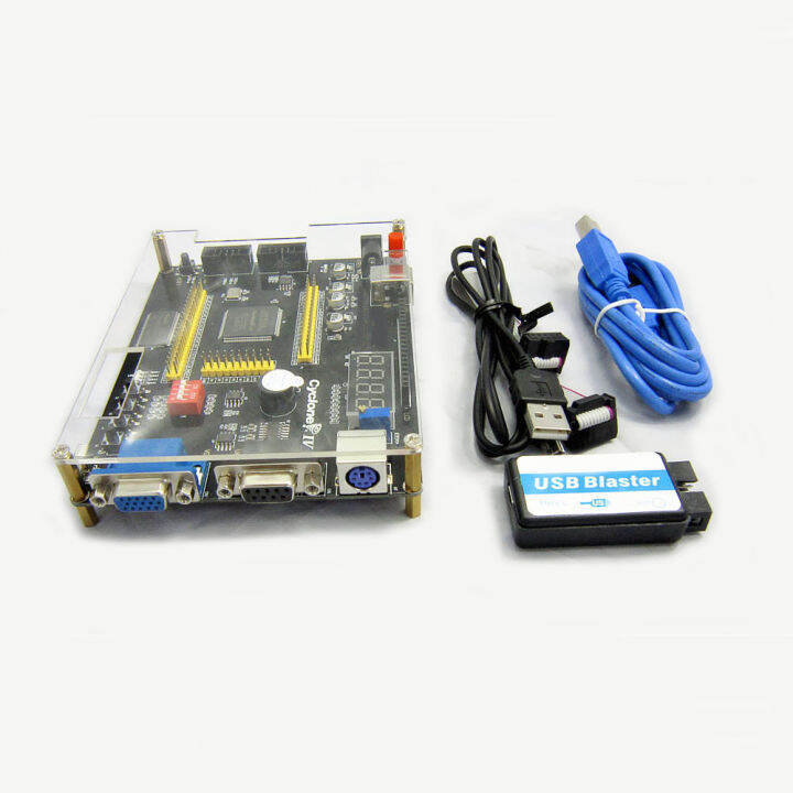 FPGA Development Board Altera CycloneIV EP4CE6E22C8N Board and JTAG AS ...