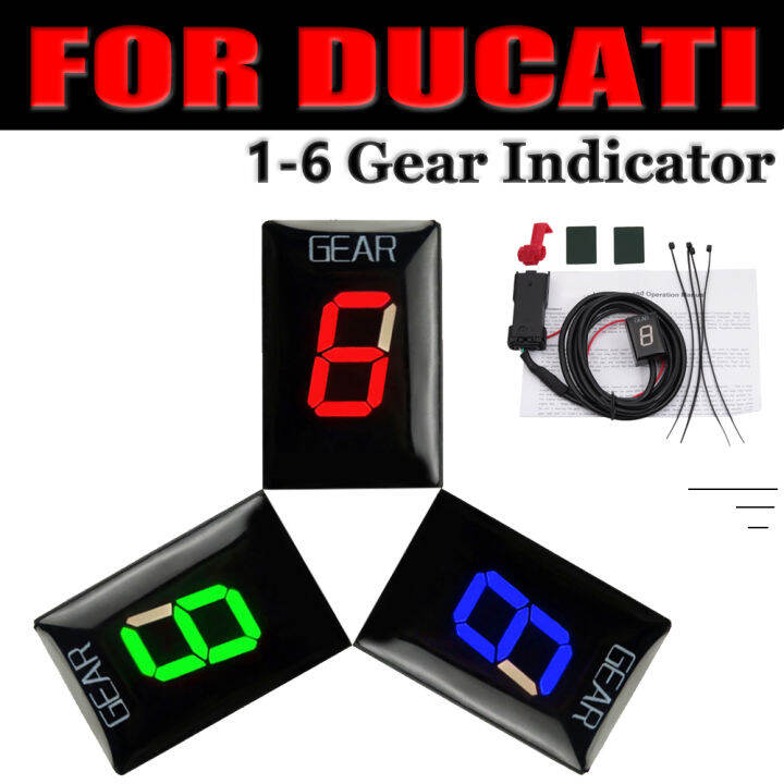 Motorcycle Gear Indicator For Ducati Cafe Racer Monster 696 795 796 797