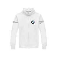 High quality stock 2022BMW Bmw Spring Autumn New Style Long-Sleeved Mens Fleece Sweatshirt Jacket Zipper Stand-Up Collar Casual Top Team Uni