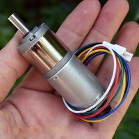 ♗♠ DC 6V-12V Micro 370 Geared Motor All-metal Planetary Deceleration Gearbox High Torque Mute 36-72RPM Slow Speed with Feedback