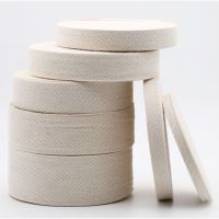 Diy Cloth Accessories 100% Cotton Herringbone Beige Tape Package Cotton Ribbon 10MM 12MM 15MM 20MM 25MM 30MM 40MM 50MM50yards Adhesives Tape