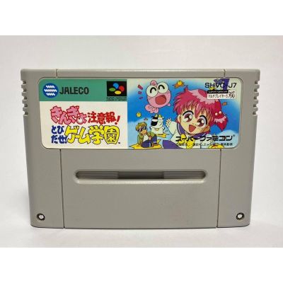 ตลับแท้ SUPER FAMICOM Kingyo Chuuihou! Tobidase! Game Gakuen (ปริศนาปลาทอง)