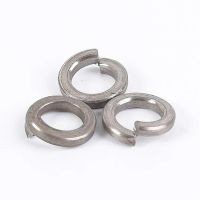 50pcs/lot Titanium spring washer Ti washers GR2 M3 M4 M5 M6 M8 M10 M12 DIN127 Nails Screws  Fasteners