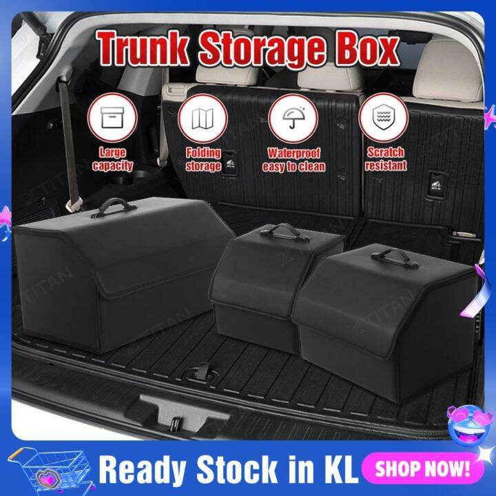 XTITAN Car Trunk Fold Away Organizer Collapsible Storage Organizer Car