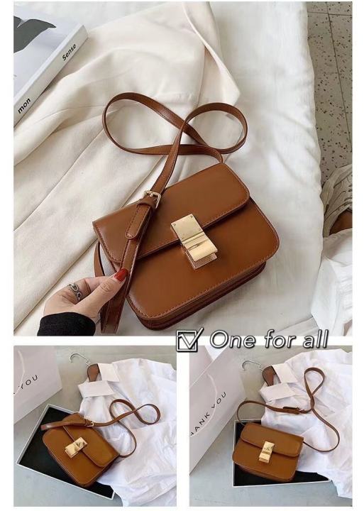 พร้อมส่ง-7936-กระเป๋าสะพายข้างผู้หญิง-กระเป๋าสะพายข้าง-กระเป๋าสะพายแฟชั่นเกาหลี-พร้อมส่ง