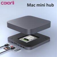 มินิฮับ Mac ที่มี2.5 "Hdd/ SSD Enclosure With พอร์ต SATA 2TB ฮาร์ดดิสก์ SSD SSD แท่นวางมือถือสำหรับ Mac Mini M2 Feona