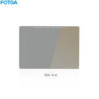 FOTGA ND4 4มม. (0.6) ตัวกรองแบบ2-Stop เลนส์กรองแสง4 × 5.65in ND แก้วออปติคอลกันน้ำกันรอยขีดข่วนและมีหลายเคลือบติดทนทาน