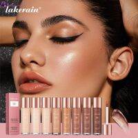 Prettyoung Lakerain 8สีเครื่องสำอาง Highlighter Cair &amp; อายแชโดว์และบลัชออนชิมเมอร์กลิตเตอร์เรียบเนียนครีมทาหน้าแต่งหน้าแก้มเรืองแสง