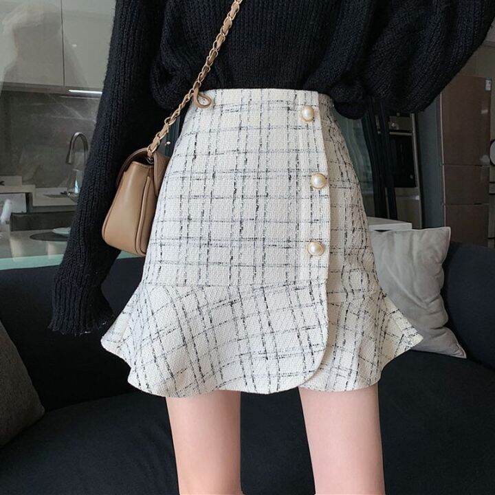 Plaid 2024 skirt lazada