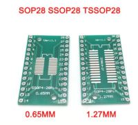 (5ชิ้น)SOP28 SSOP28 TSSOP28 to DIP28 PCB Pinboard SMD To DIP 0.65mm/1.27mm to 2.54mm DIP Pin Pitch PCB Board Converter Socket