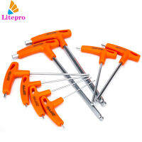 T-Shaped Allen Ball Wrench Mountain Road Bike Allen Key Hex Screwdriver Set 2.5Mm-10Mm Repair Installation Tool