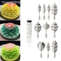 ❁♕⊕ Cake Tools 10 Pcs Pudding Nozzle 1 Syringe Tool 3D Jelly Flower Cake Jello Gelatin Art Tool Nozzle DIY Cake Decorating Tools