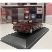 Diecast 1:43 Scale E36 325i 1993 Cabriolet รุ่น Collection ของที่ระลึกจอแสดงผลเครื่องประดับของเล่นตกแต่ง