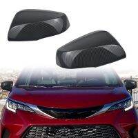 Car Side Rearview Mirror Cover Trim Sticker Frame for Toyota Sienna 2021 2022 Rav4 2019+