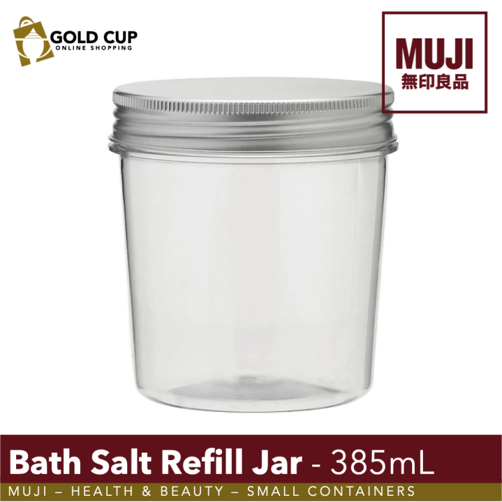 MUJI Bath Salt Refill Jar 385mL (Health & Beauty Small Containers