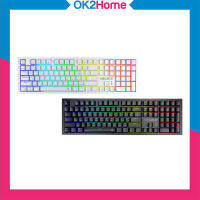 Nubwo X37 NECRITZ Keyboard Gaming คีย์บอรฺ์ดแมคานิค เปลี่ยนสวิตซ์ได้ (แถมคีย์แคป)