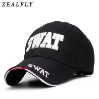 SWAT กองทัพหมวกชายปักจดหมายสีดำหมวกเบสบอลผู้ชาย hombre S napback กระดูก masculino ยุทธวิธีหมวก.