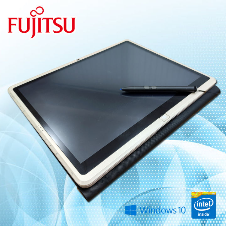 netbook-แท็บเล็ต-fujitsu-รุ่นql2-แรม4gb-แถมฟรี-ปากกา-เคส-คีย์บอร์ด-window10-used-สินค้าประมูลจากสำนักงานออฟฟิต