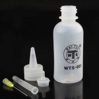 WTS-001 50ml Needle Tip Soldering ing Clear Liquid Flux Dispenser Plastic Hand Bottle er DIY Repair