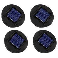 4PCS Solar Light Replacement Top Unit 8cm,Replacement Solar Panels,for Outside Garden Lantern Solar Lamp